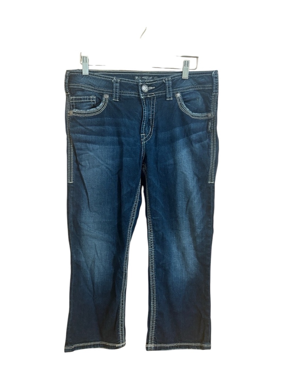 Silver Jeans Vintage Y2K Suki Surplus Capri Jeans Size 31